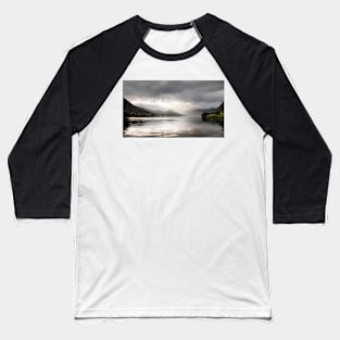 Crummock Water Sunburst Baseball T-Shirt